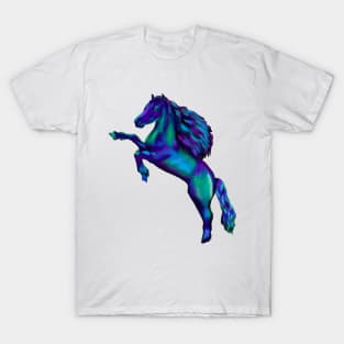 Pony - sparkly, glittery, magical, horse with flowing mane T-Shirt